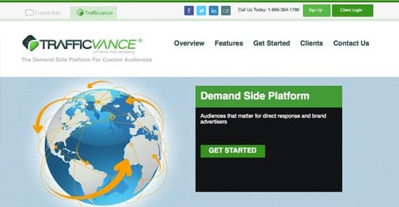 Trafficvance Website Screenshot