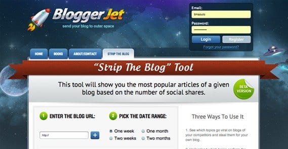 Strip the Blog Tool