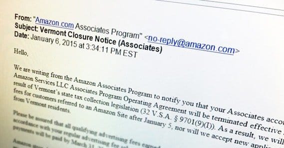 Amazon Affiliate Closure