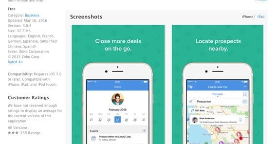 App Screenshot Example