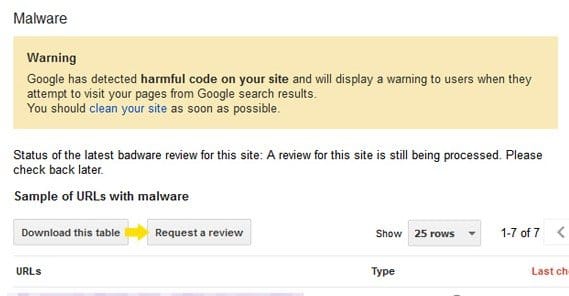 Malware Warning GWT