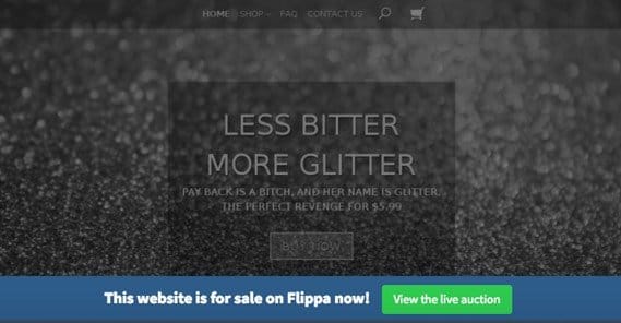 Site for Sale on Flippa