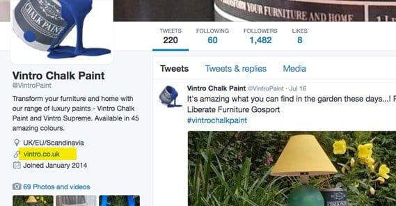Example Twitter Profile