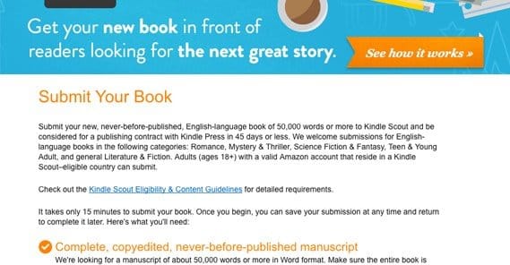 Submit and Track Kindle Sales