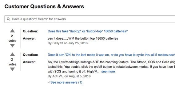 Amazon Questions and Answers