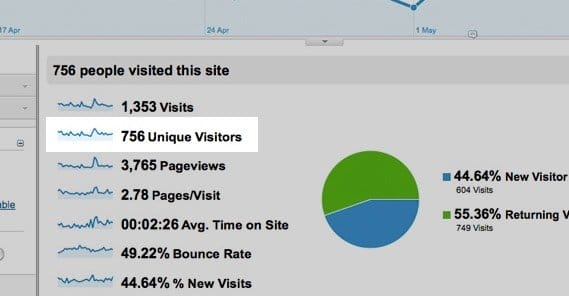 Unique Visitors Stats