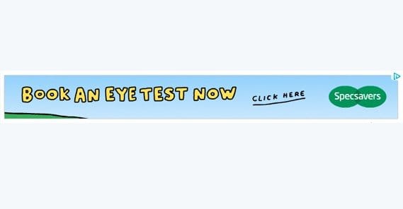 Book an Eye Test Ad