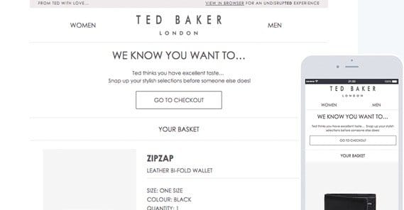 Ted Baker Website