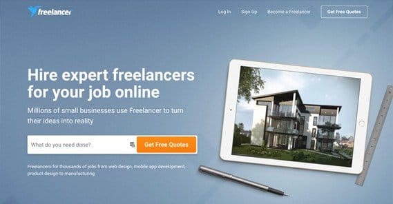 Freelancer Homepage