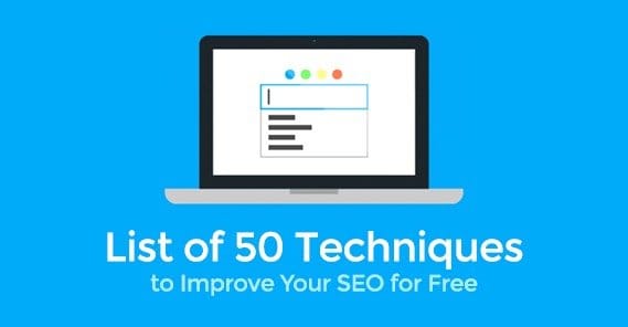 List of 50 SEO Techniques