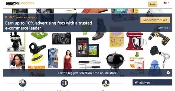 Amazon Associates Homepage