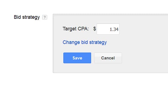 Target CPA Bid Strategy