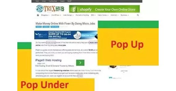 Popup vs Popunder