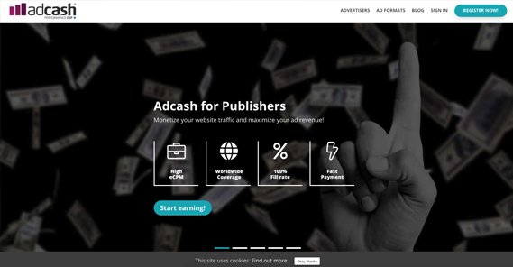 AdCash Site